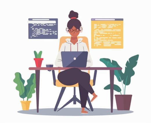 femme-est-assise-bureau-ordinateur-portable-panneau-disant-non_906149-70190